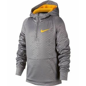 NIKE Big Boys Grey 1/2-Zip Training XL Hoodie NWOT
